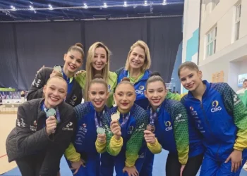 Brasil conquista prata em Baku na Copa do Mundo de ginástica rítmica