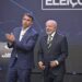 Painel exibe dados de pesquisas segundo turno na disputa entre Flávio Bolsonaro e Lula.